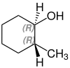 (1R, 2R) -trans-2-methylcyclohexanol structural formula