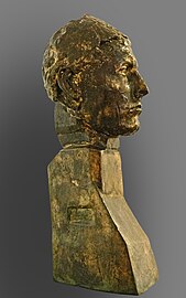 Tête d'Apollon, bronze, Antoine Bourdelle (1900)