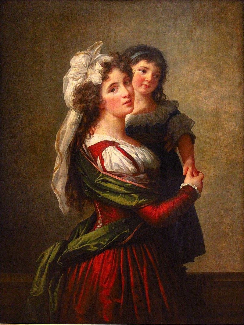 Элизабет Луиза Виже Лебрен: мадам Руссо и ее дочь
