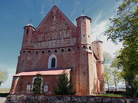 St. Michael's fortified church in Synkavichy.