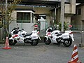 警視庁の白バイ車両、 ホンダ･VFR800P 後継のCB1300Pの導入により数が少なくなってきている。