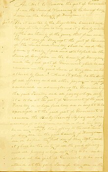 The first page of the 1813 State Capital Act, which moved the capital to Corydon. 1813 State Capital Act - DPLA - dcc96c5ed68e045c0137090a26a4cfa6 (page 2).jpg