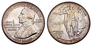 Hawaii Sesquicentennial half dollar 1928 United States coin