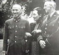 1942 Chiang Kai-shek Soong May-ling and General Stilwell in Burma.