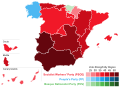 Results of the 1989 European Parliament election in Spain by autonomous community/city.