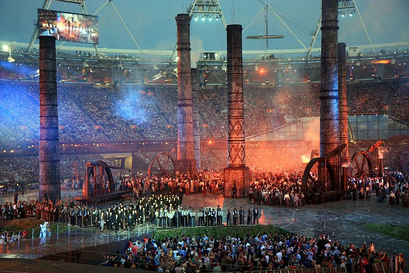 File:2012 Olympics opening ceremony, Industrial Revolution scene.jpg