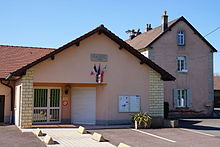 Ang Town Hall sa La Neuvelle-lure-Lure