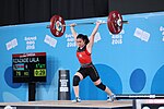 Fayl:2018-10-11 Clean &amp; Jerk (Weightlifting Girls' 58kg) at 2018 Summer Youth Olympics by Sandro Halank–058.jpg üçün miniatür