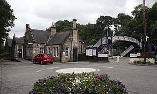 Pitlochry railway station Railway station in Perth and Kinross, Scotland