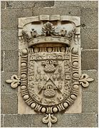 Escudo en su patronazgo del Monasterio de la Inmaculada Concepción en Loeches (Madrid)