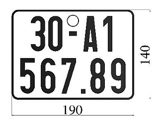 <span class="mw-page-title-main">Vehicle registration plates of Vietnam</span> Vietnam vehicle license plates