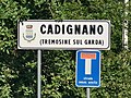 Cadignano (Tremosine sul Garda) — cul de sac sign