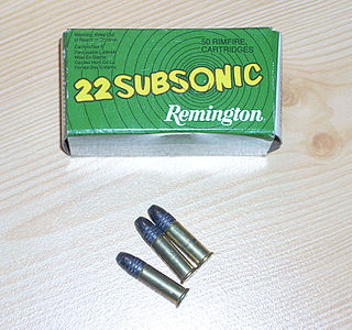 <span class="mw-page-title-main">Subsonic ammunition</span> Ammunition designed to operate at velocities below the speed of sound