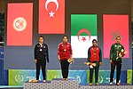 Thumbnail for File:5. Islamic Solidarity Games 2021 Konya Women Judo 78kg Medal Ceremony 20220816 1.jpg