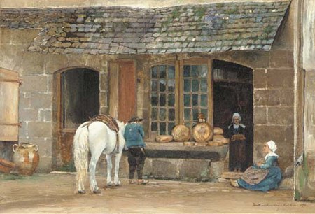 A Baker's Shop in Brittany by David Maitland Armstrong 1878.jpg