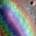 A Colorful Look at the Birt E Crater on the Moon (14677604185).png