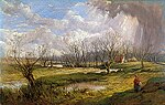 Thumbnail for File:A Fine Day in February (Hellesdon) - John Middleton.jpg