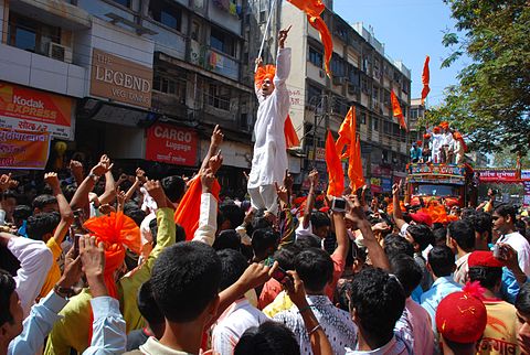 A new year procession on Gudi Padwa festival, Dombivli Maharashtra.jpg