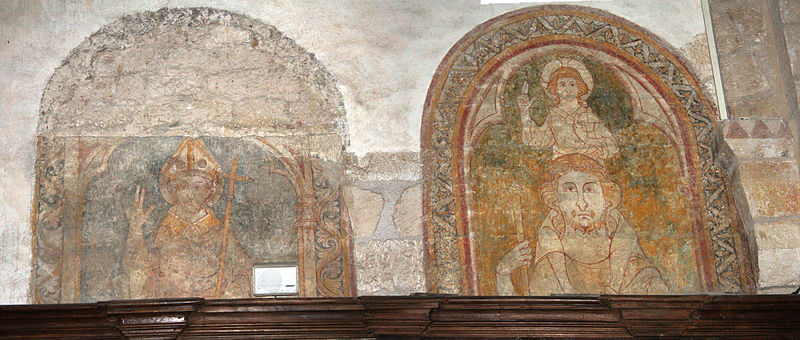 File:Abbaye de Chancelade-Peintures murales.jpg