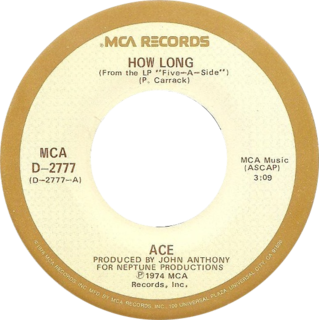 <span class="mw-page-title-main">How Long (Ace song)</span> 1975 single by Ace