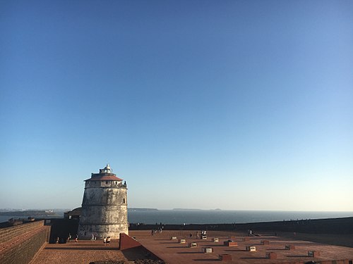 The place where you can enjoy nature from heights of Aguada Fort, India