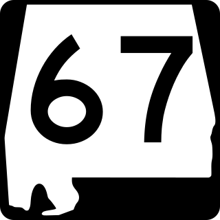 <span class="mw-page-title-main">Alabama State Route 67</span> State highway in Alabama, United States