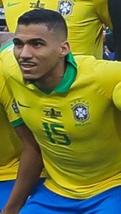 Allan with Brazil at the 2019 Copa America Allan 2019.jpg