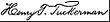 podpis Henry'ego Theodore'a Tuckermana