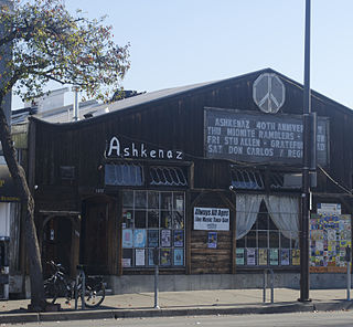 <span class="mw-page-title-main">Ashkenaz (music venue)</span>