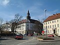 Altes Postamt am ehemaligen Bahnhofsplatz (vor 2003)