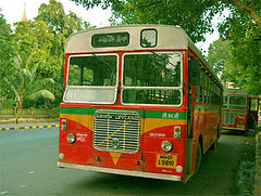 A CNG powered BEST bus