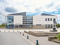 La mairie de Baden près du golfe du Morbihan.