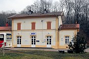 La gare de Bains-les-Bains.