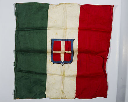 Italian flag dating from World War I