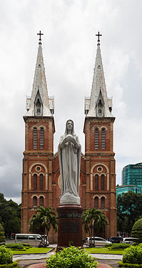 Notre-Dame Basilica, Ho Chi Minh City, Vietnam.