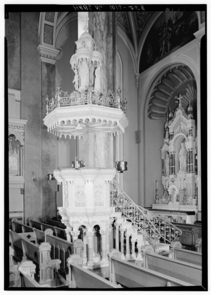 File:Basilica of St. Josaphat, 601 West Lincoln Avenue, Milwaukee, Milwaukee County, WI HABS WIS,40-MILWA,28-12.tif