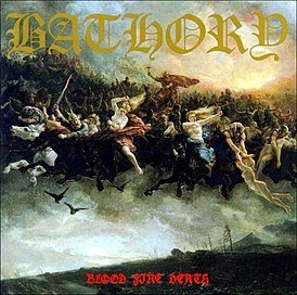 Обложка альбома Bathory «Blood Fire Death» (1988)