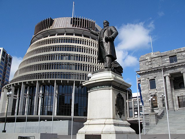 Image: Beehive Building Wellington New Zealand