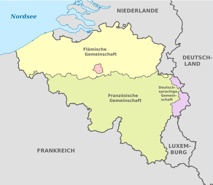 File:Belgium, administrative divisions (communities) - de - colored.svg