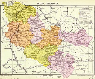 <span class="mw-page-title-main">Bezirk Lothringen</span> District of Alsace-Lorraine