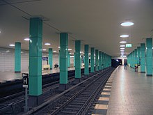 The track system is a fully separated and independent rapid transport system within the city. Station: Anhalter Bahnhof Bf-b-anhalterbf.jpg