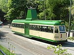 Blackpool "Brush Railcoach" Tram No.630, National Tramway Museum, Crich, Derbyshire.JPG