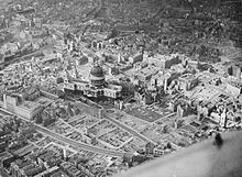 Bomb damage to the City of London in 1945 Bomb Damage in London, England, April 1945 CH15118.jpg