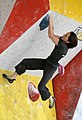 Cécile Avezou v semifinále SP 2010 v  boulderingu ve Vídni