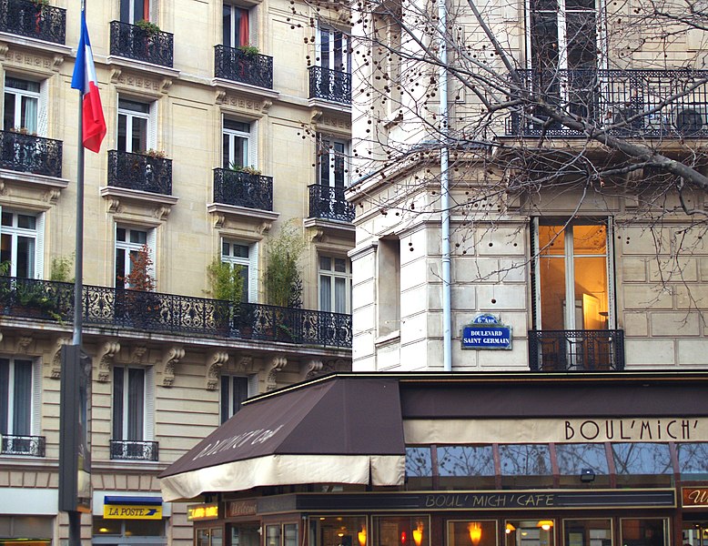 File:Boulevard St. Germain - Café Boul Mich 2007.jpg