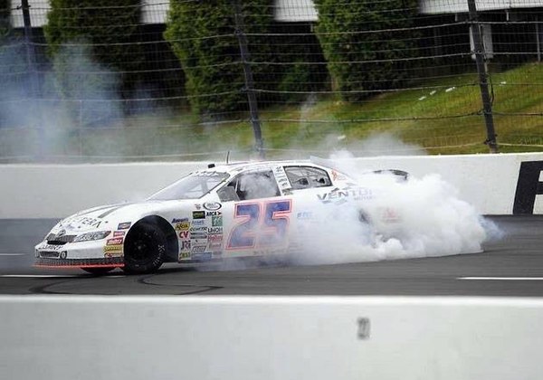 Poole after winning the 2012 Pocono ARCA 200