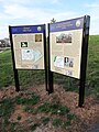 "Bristoe Trail 1863" and "Lee's Last Move North" historical markers at Bristoe Station Battleground