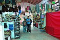 View inside the crafts market