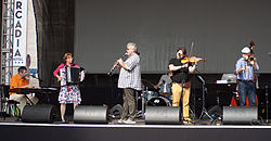 A Budapest Klezmer Band a 2014-es Örkény-kert rendezvényen