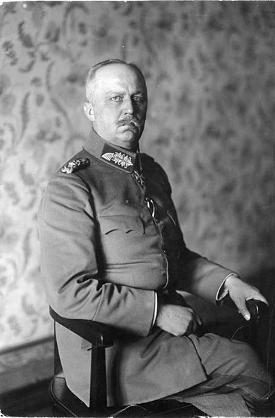 Erich Ludendorff, Hindenburg's chief of staff on the Eastern Front and partner throughout the war.